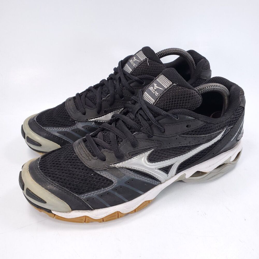 Mizuno Wave Bolt Athletic Running Training Shoe Womens Size 9 9KV-28405 Black